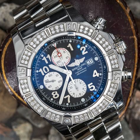 diamond watches breitling|diamond breitling watches for men.